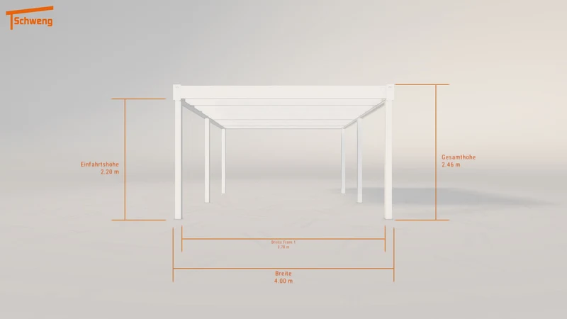 #DE Schweng Flachdachcarport C600 (ID pbdnq8) #MTG