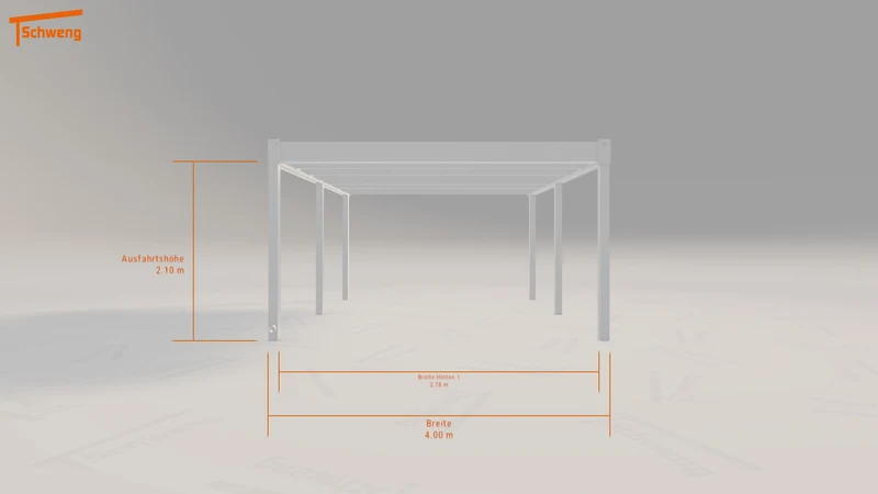 #DE Schweng Flachdachcarport C600 (ID pbdnq8) #MTG