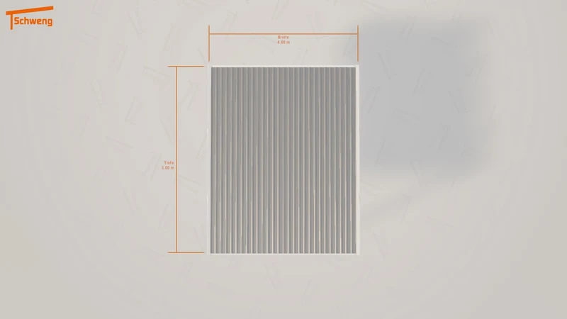 #DE Schweng Flachdachcarport C600 (ID pbdnq8) #MTG