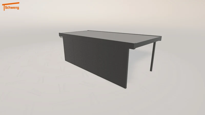 #DE Schweng Flachdachcarport C600+ (ID 33g3gw) #MTG