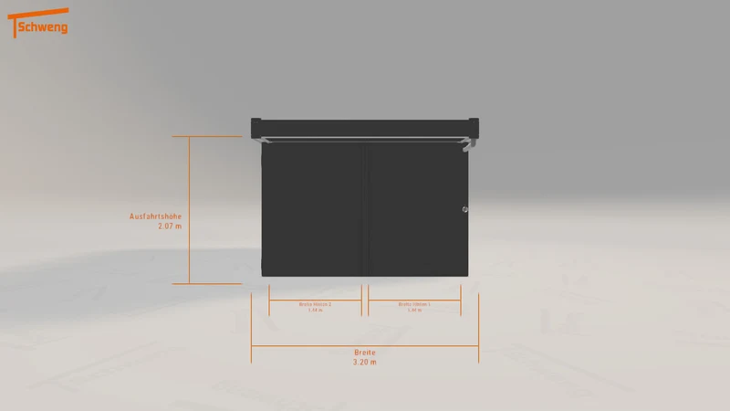 #DE Schweng Flachdachcarport C600+ (ID 33g3gw) #MTG