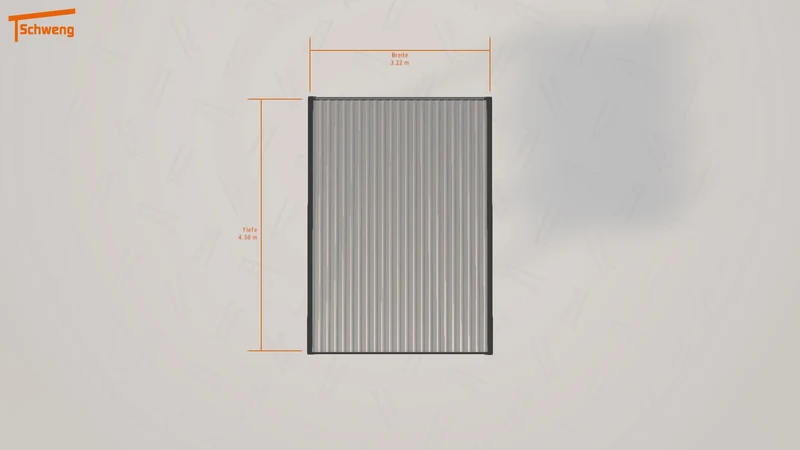 #DE Schweng Flachdachcarport C600 (ID jj3jnb)
