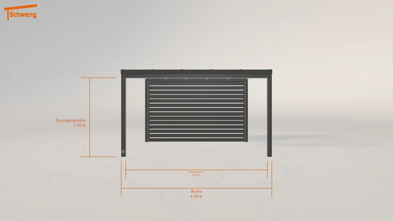 #DE Schweng Terrassenüberdachung S350 (ID bk8bgp)