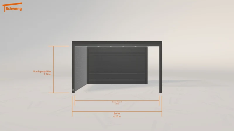 #DE Schweng Terrassenüberdachung S350 (ID 85rvbd)