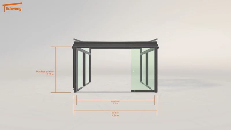 #DE Schweng Terrassenüberdachung S400 (ID n53q3r)