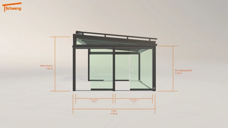 #DE Schweng Terrassenüberdachung S400 (ID n53q3r)
