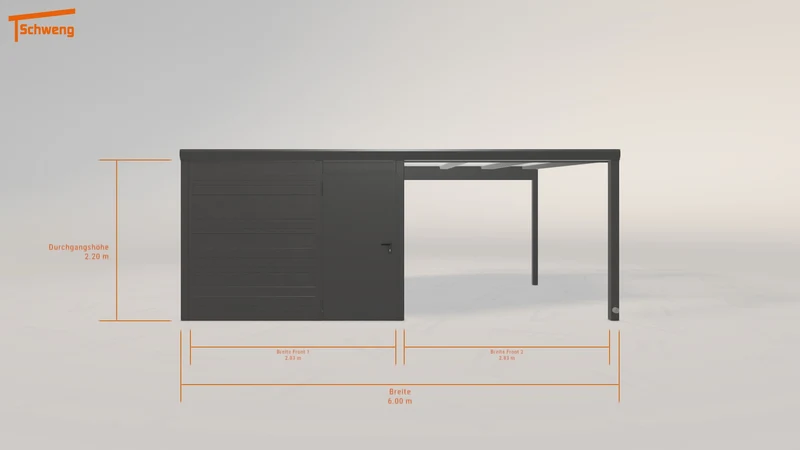 #AT Schweng Pultdachcarport S400 (ID bk8b8p)