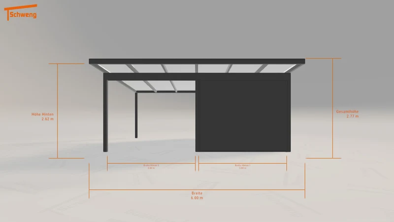 #AT Schweng Pultdachcarport S400 (ID bk8b8p)
