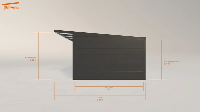 #AT Schweng Pultdachcarport S400 (ID bk8b8p)