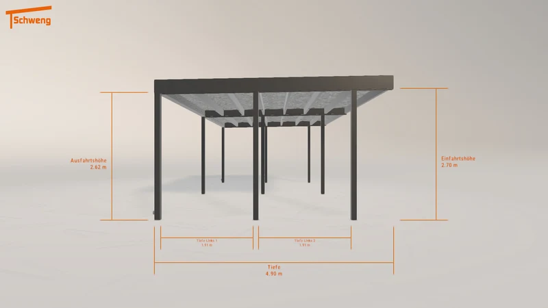 #DE Schweng Flachdachcarport C600+ (ID w3rdrr) #MTG