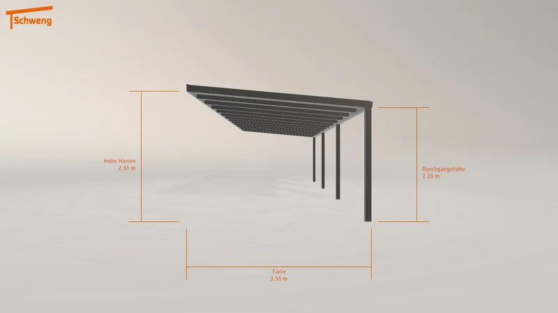 #AT Schweng Terrassenüberdachung S350 (ID jj373n)