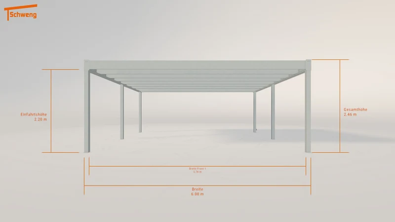#DE Schweng Flachdachcarport C600 (ID mjq8g4) #MTG