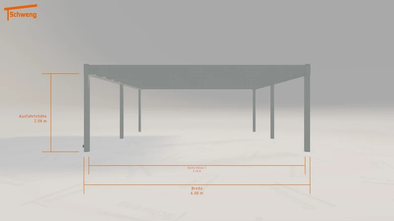 #DE Schweng Flachdachcarport C600 (ID mjq8g4) #MTG