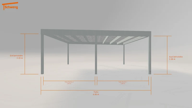 #DE Schweng Flachdachcarport C600 (ID mjq8g4) #MTG