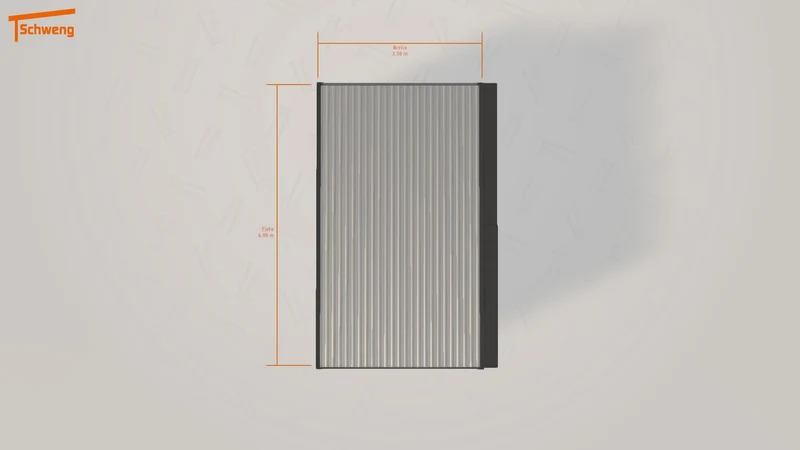 #DE Schweng Flachdachcarport C600 (ID rj3v22)