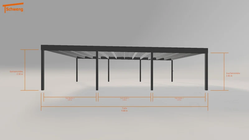 #DE Schweng Flachdachcarport C600 (ID n53g5b) #MTG