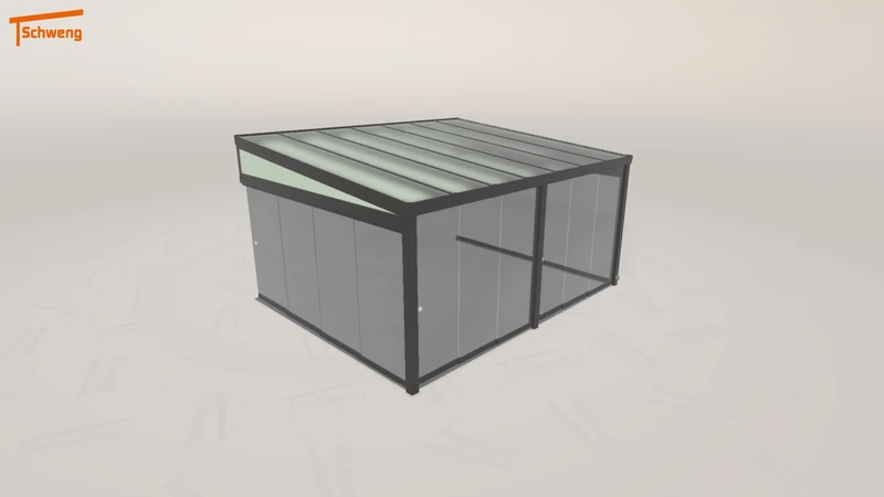 #DE Schweng Terrassenüberdachung S400 (ID w3r5xv)