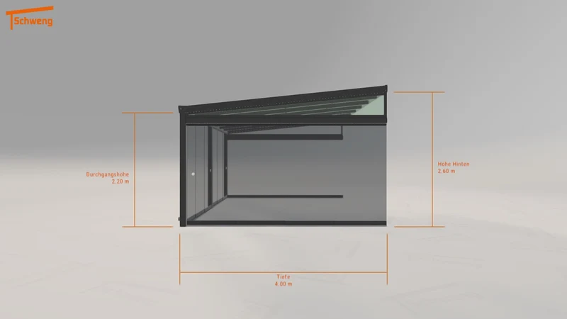 #DE Schweng Terrassenüberdachung S400 (ID w3r5xv)