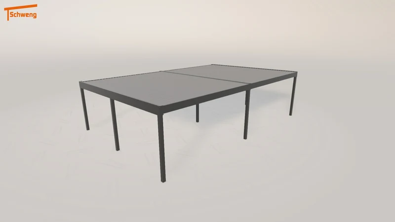 #DE Schweng Flachdachcarport C600+ (ID x73j2d) #MTG