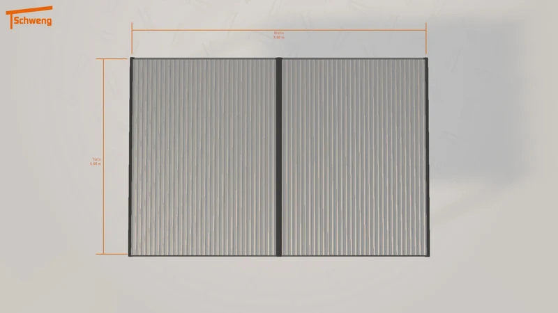 #DE Schweng Flachdachcarport C600+ (ID x73j2d) #MTG