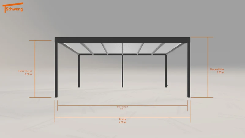 #DE Schweng Terrassenüberdachung S350 (ID dv8x2y)