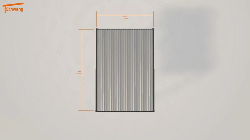 #DE Schweng Flachdachcarport C600 (ID 85yk22) #MTG