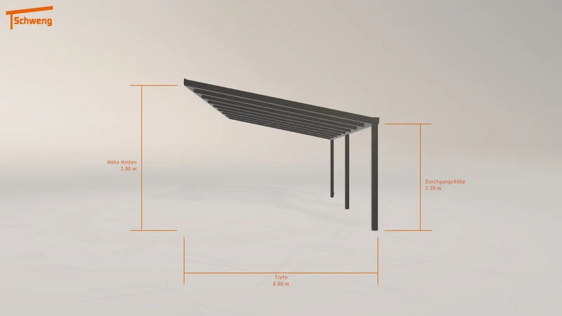 #DE Schweng Terrassenüberdachung S400 (ID jj3gd9)