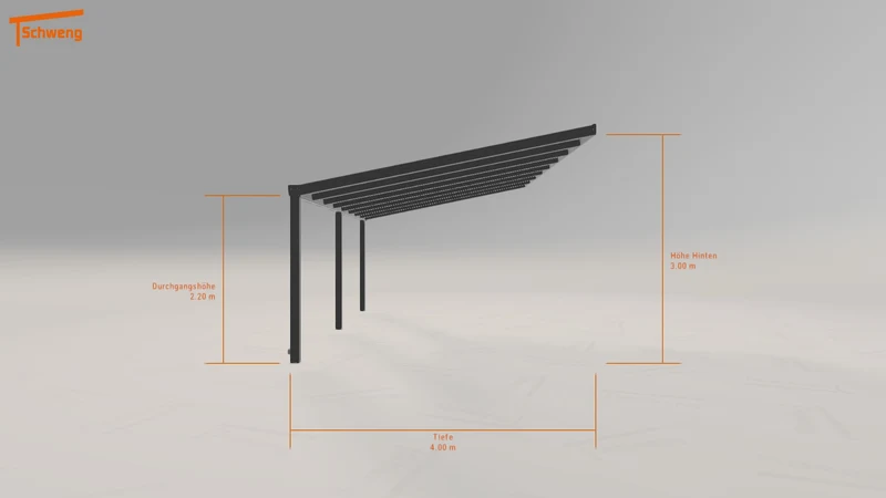 #DE Schweng Terrassenüberdachung S400 (ID jj3gd9)