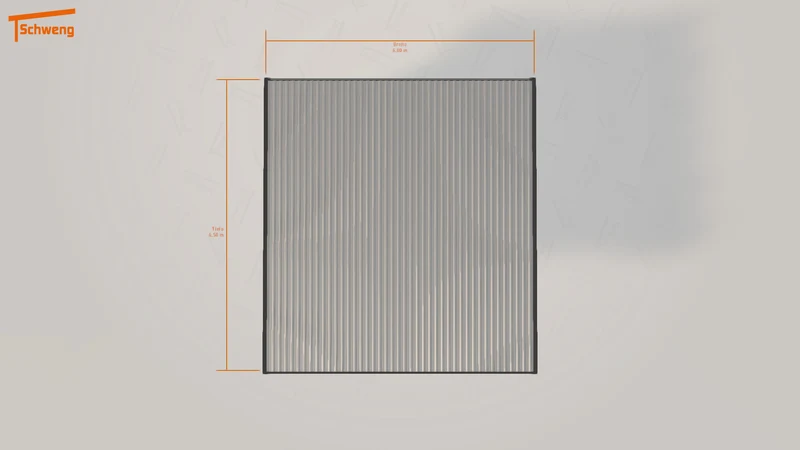 #DE Schweng Flachdachcarport C600 (ID 5mg748)