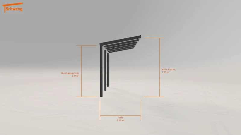 #DE Schweng Terrassenüberdachung S350 (ID 9w5g7g)