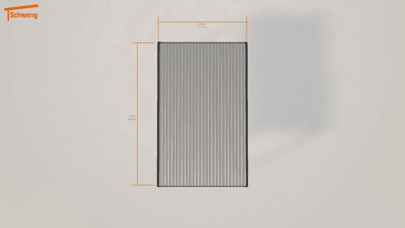 #DE Schweng Flachdachcarport C600 (ID pbdk4b)
