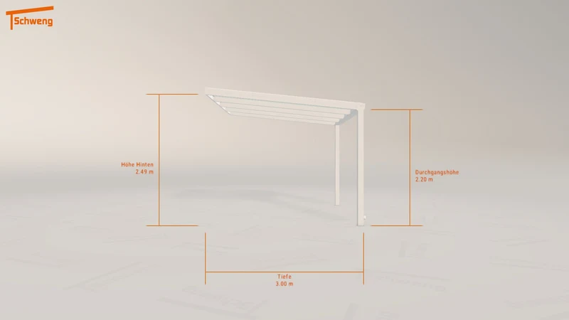 #DE Schweng Terrassenüberdachung S350 (ID mjqzmz)