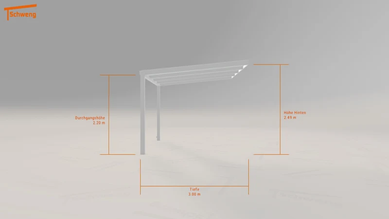 #DE Schweng Terrassenüberdachung S350 (ID mjqzmz)