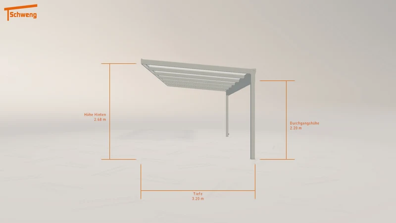 #DE Schweng Terrassenüberdachung S400 (ID pbdkm3)
