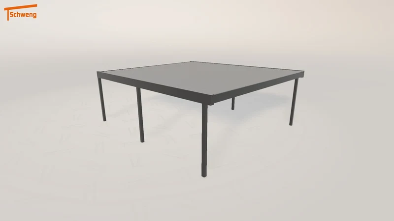 #DE Schweng Flachdachcarport C600 (ID 33kqnx)