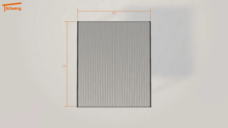#DE Schweng Flachdachcarport C600 (ID 33kqnx)