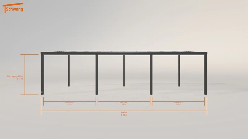 #DE Schweng Pultdachcarport S400 (ID n53w57)