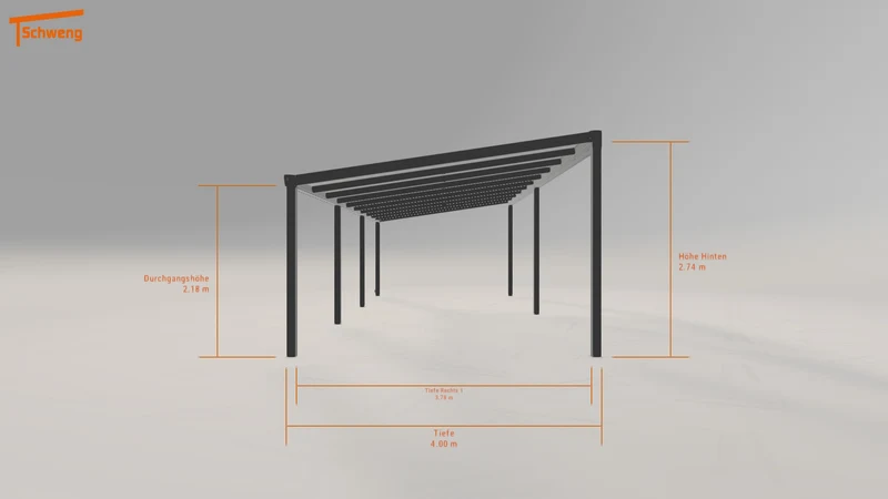 #DE Schweng Pultdachcarport S400 (ID n53w57)
