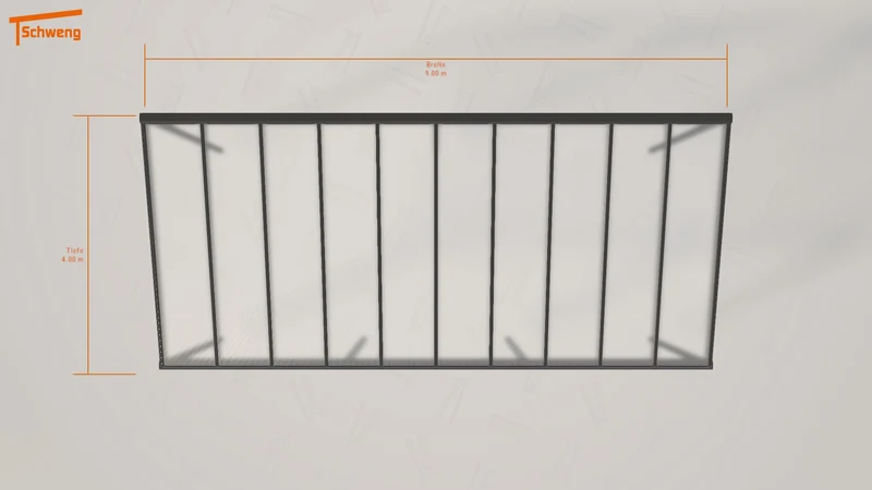 #DE Schweng Pultdachcarport S400 (ID n53w57)