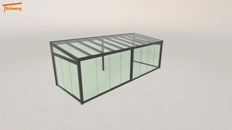#DE Schweng Terrassenüberdachung S400 (ID 85r8yw)
