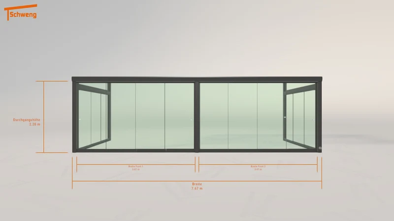 #DE Schweng Terrassenüberdachung S400 (ID 85r8yw)