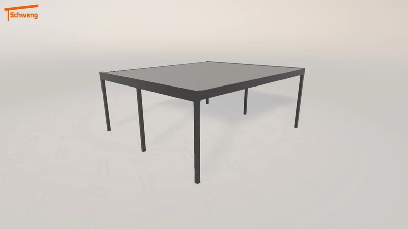 #DE Schweng Flachdachcarport C600+ (ID pb3g84)
