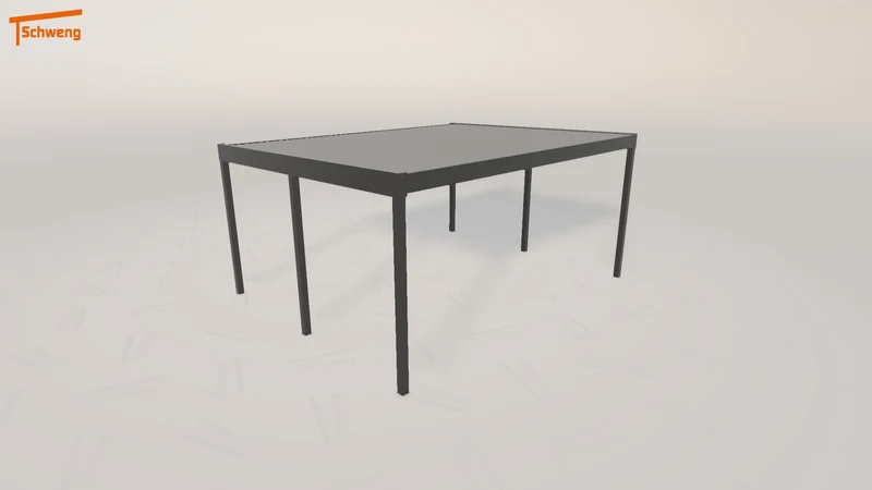 #DE Schweng Flachdachcarport C600 (ID bk8r9g)