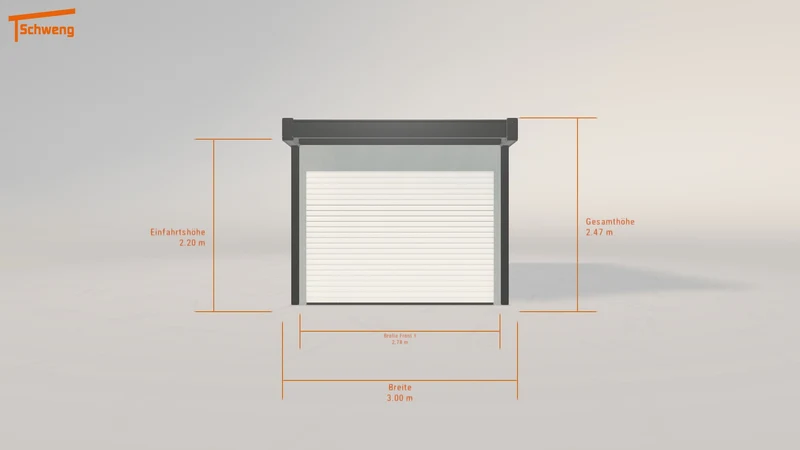 #DE Schweng Flachdachcarport C600 (ID 9wd4n8) #MTG