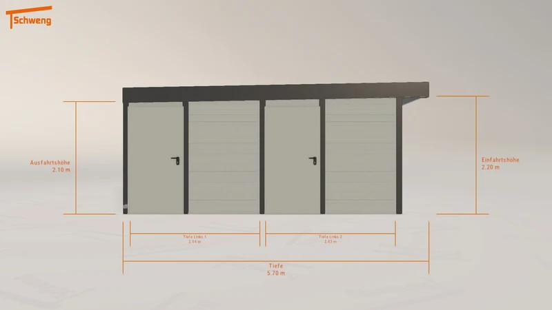 #DE Schweng Flachdachcarport C600 (ID 9wd4n8) #MTG
