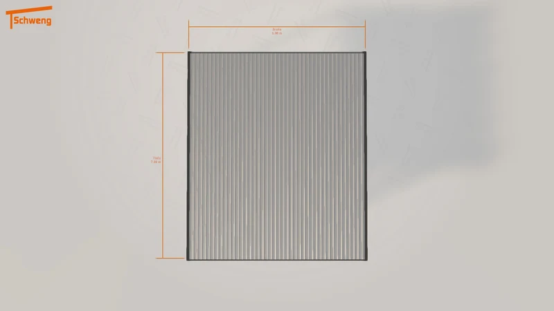 #DE Schweng Flachdachcarport C600+ (ID x7k494)