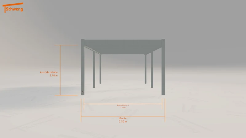 #DE Schweng Flachdachcarport C600 (ID bk73g5) #MTG