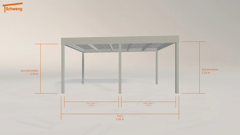 #DE Schweng Flachdachcarport C600 (ID bk73g5) #MTG