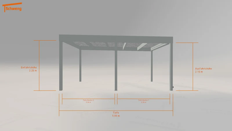 #DE Schweng Flachdachcarport C600 (ID bk73g5) #MTG