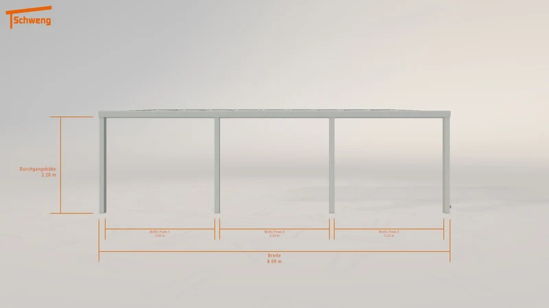 #DE Schweng Pultdachcarport S400 (ID 779rmg) #MTG